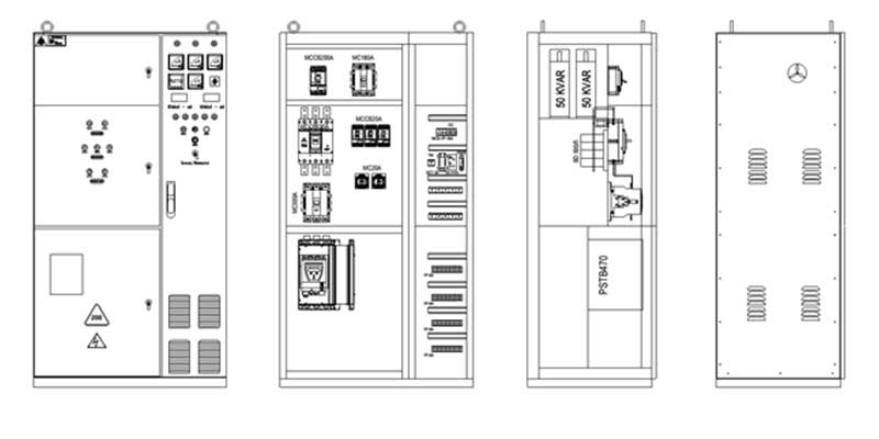 Bản vẽ tủ điện công nghiệp